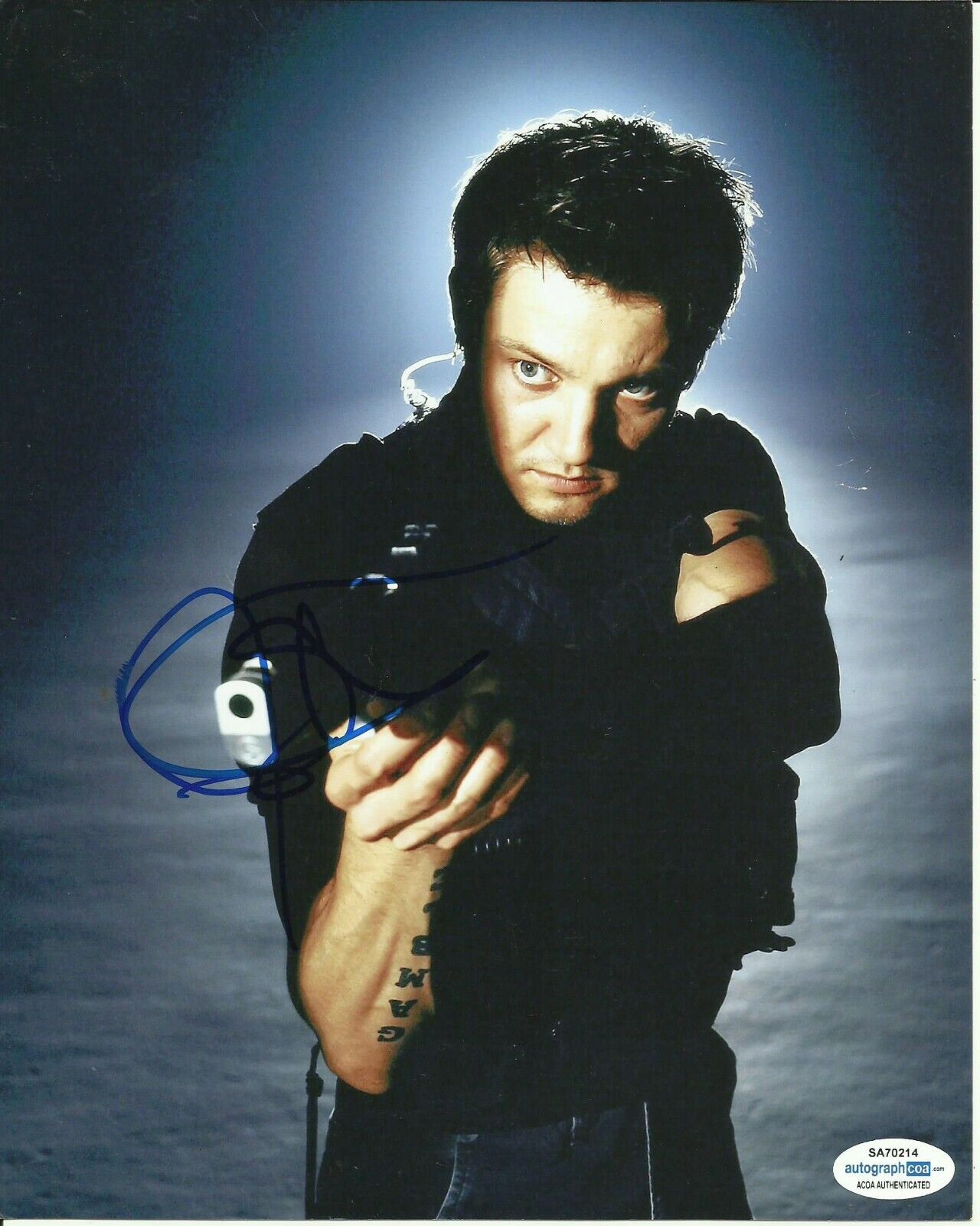 JEREMY RENNER SIGNED SWAT Photo Poster painting UACC REG 242 ALSO ACOA CERTIFIED