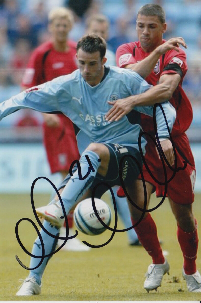 COVENTRY CITY HAND SIGNED MICHAEL MCINDOE 6X4 Photo Poster painting.