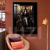 Vertical Dracule Mihawk Decorative Painting - ONE PIECE - JuZi Studio
