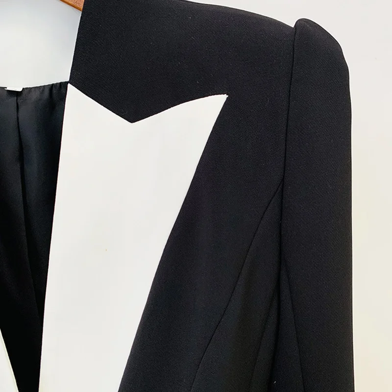 Nigikala Nigikala New Star Fashion Hit Color Repair A Buckle Suit Jacket Jacket