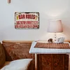 Bar Rules - Metal Tin Signs(8*12Inch/12*16Inch) - Bar