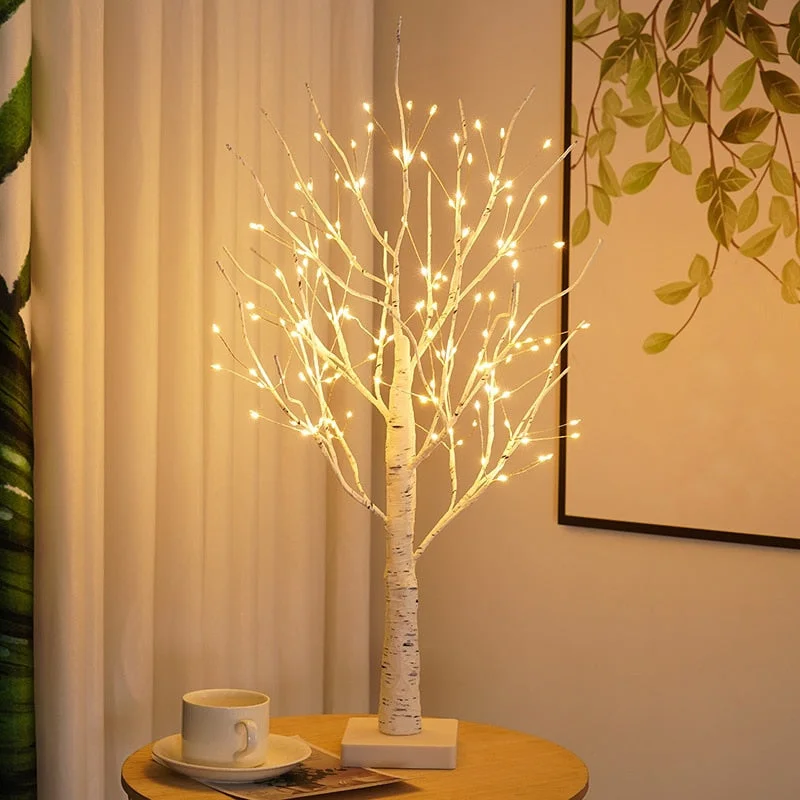 400 LED Birch Tree Warm White Fairy Lights For Holiday Decoration