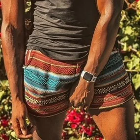 Ethnic Pattern Statement Shorts 6aef