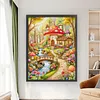 Mushroom Greenhouse-14CT Stamped Cross Stitch Egyptian Cotton 63*80cm/24.8*31.5in (Big Size) tapestrymarket