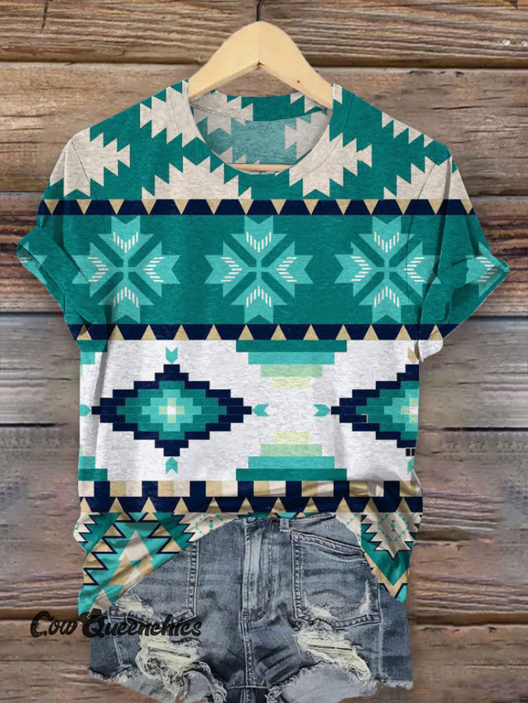 Vintage Art Print T-shirt Multicolor / S