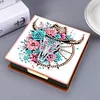 Flower Cow Leather Diamond Painting Notecard Box Contains 150 Sheets of Paper