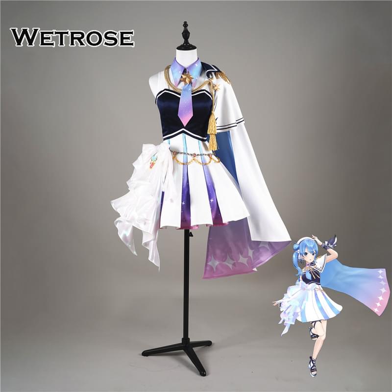 [Wetrose] In Stock Hoshimachi Suisei Original Debut Outfit Cosplay Costume星街すいせいVtuber個人勢デビューコスプレ