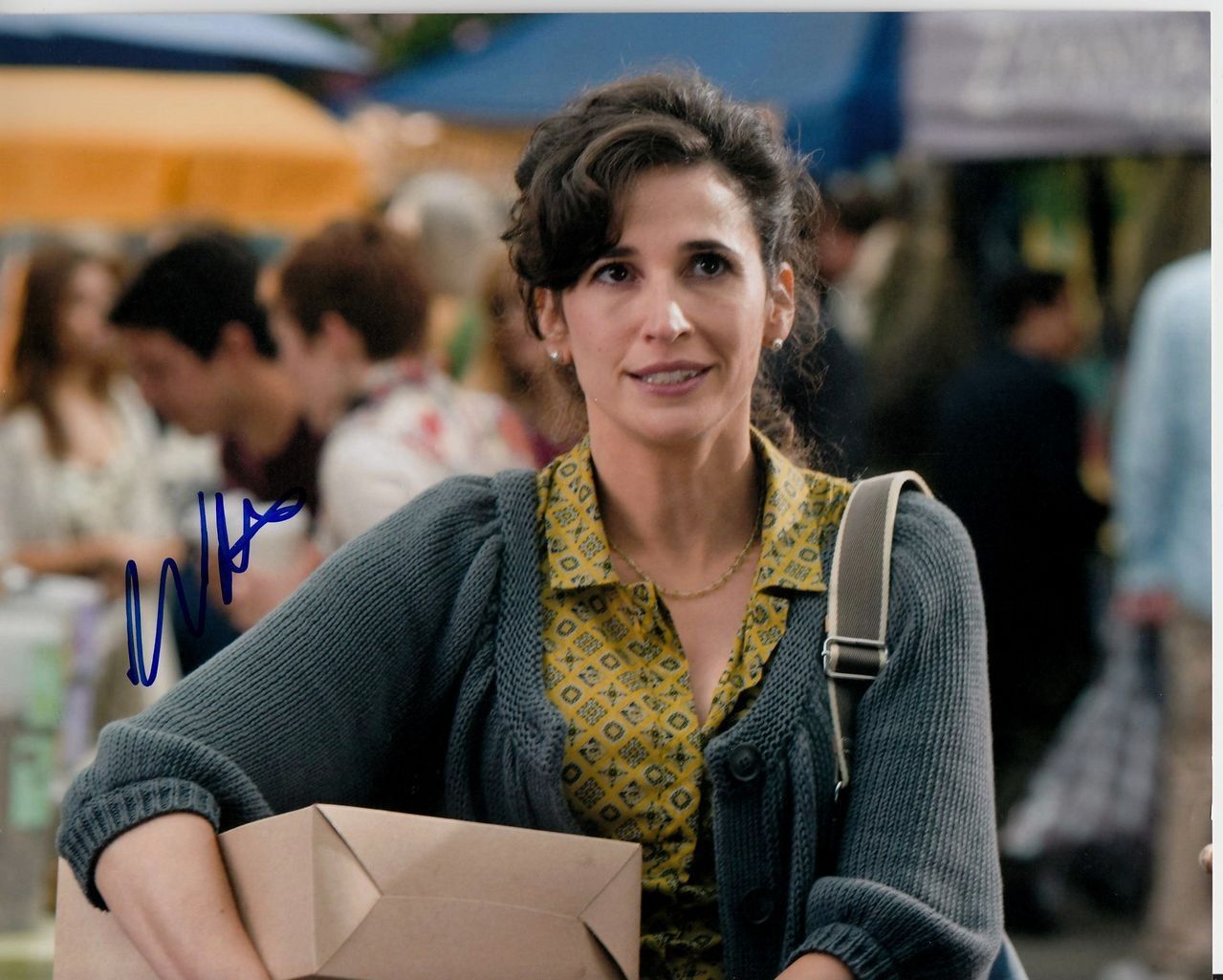 MICHAELA WATKINS autographed BACK UP PLAN closeup 8x10 authentic w/ UACC RD COA