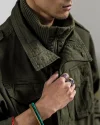 CRUSH ON RETRO - MENS M-65 JACKET LOOSE ARMBANDS DOUBLE COLLAR MILITARY TACTICAL STYLE CLASSIC MALE OUTFITS