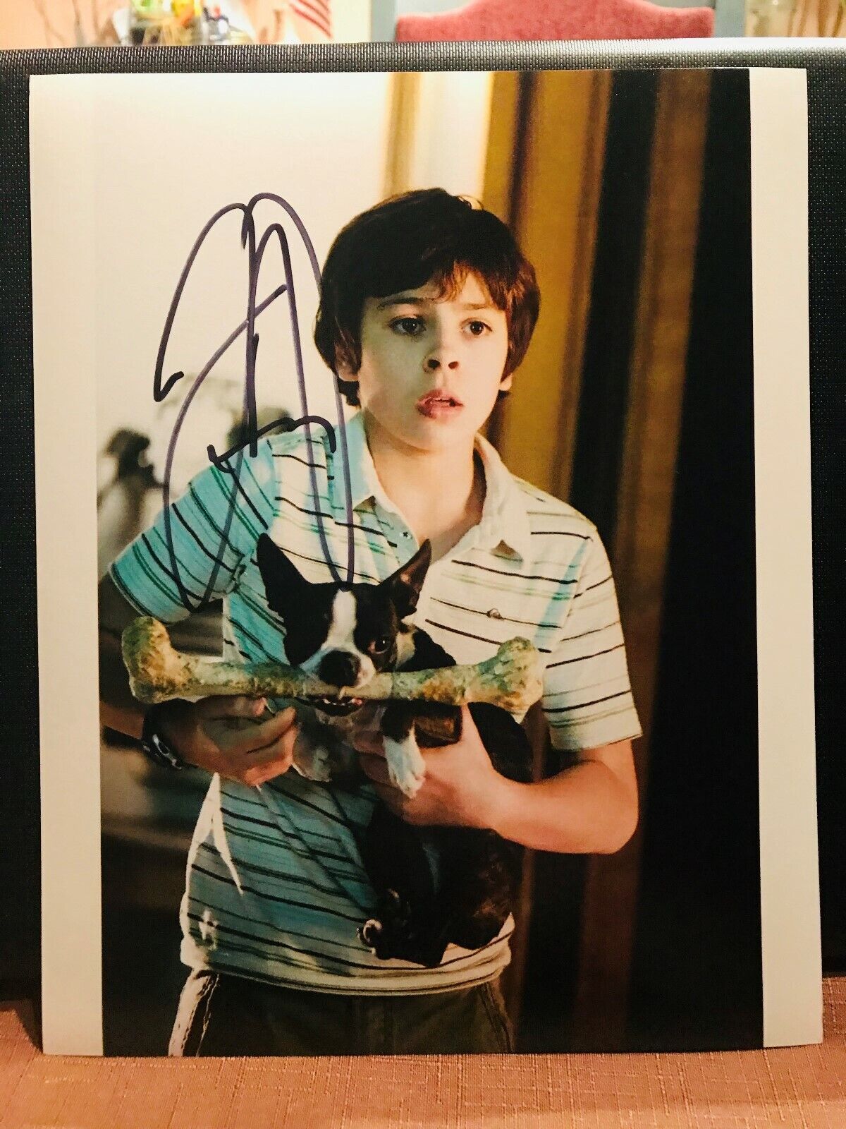 JAKE T AUSTIN HOTEL FOR DOGS AUTOGRAPHED Photo Poster painting SIGNED 8X10 #14