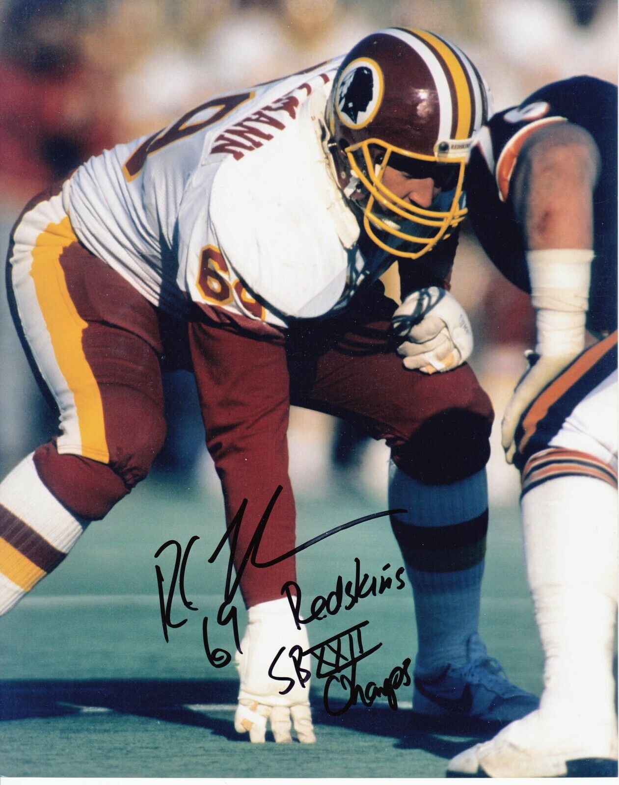 R C Thielemann #3 8x10 Signed Photo Poster painting w/ COA Washington Redskins