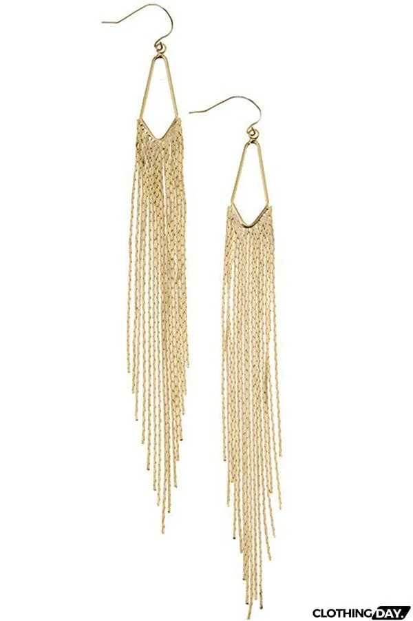 Vintage Long Tassel Earrings