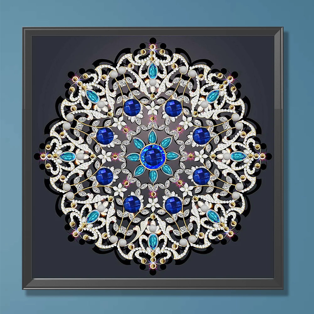 Diamond Painting - Partial Special Shaped Drill - Mandala(Canvas|30*30cm)