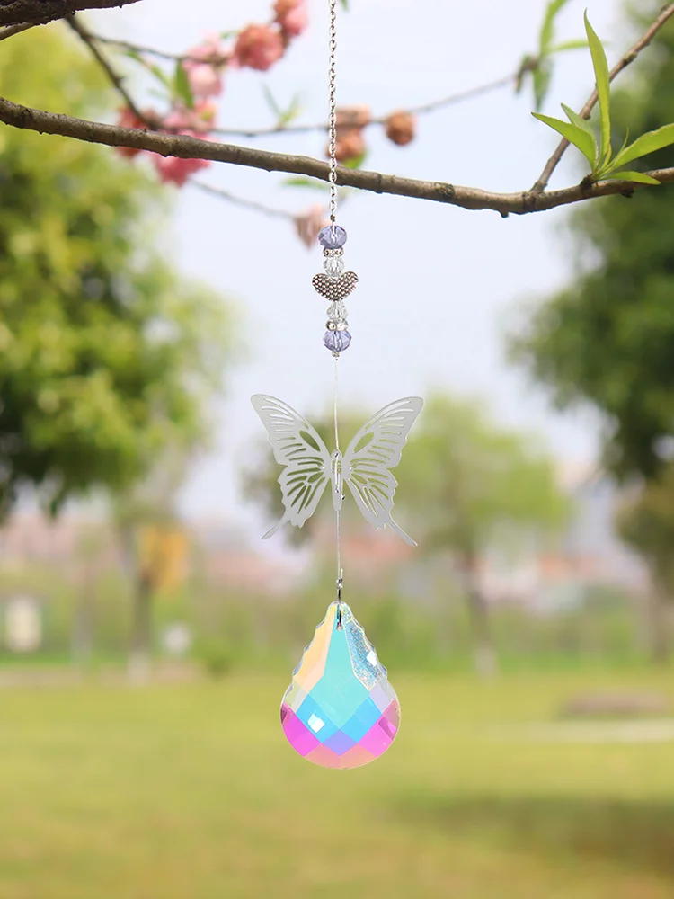 Crystal Windchimes Sunlight Catching Hanging Pendant Light Catcher Jewelry