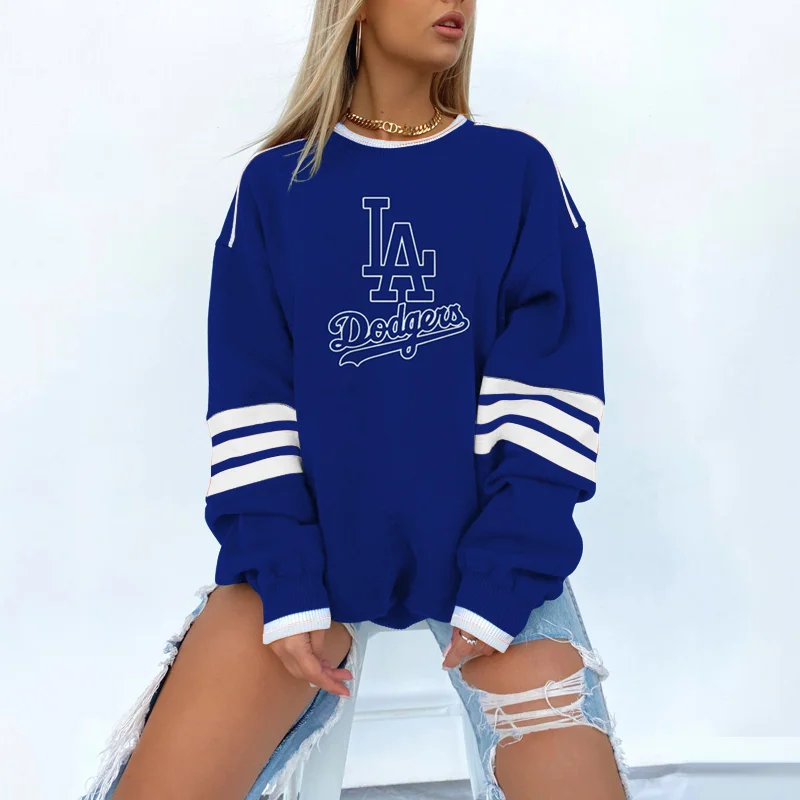 Women's Support Los Angeles Dodgers Print Sweatshirt