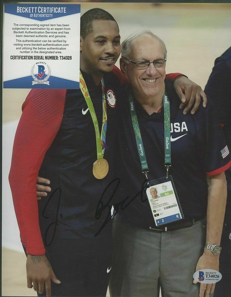 Jim Boeheim signed USA Basketball 8x10 autographed Photo Poster painting BAS Beckett COA