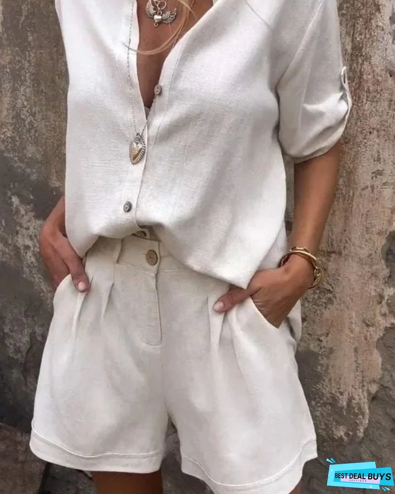 LENI - SUMMER SET IN COTTON AND LINEN