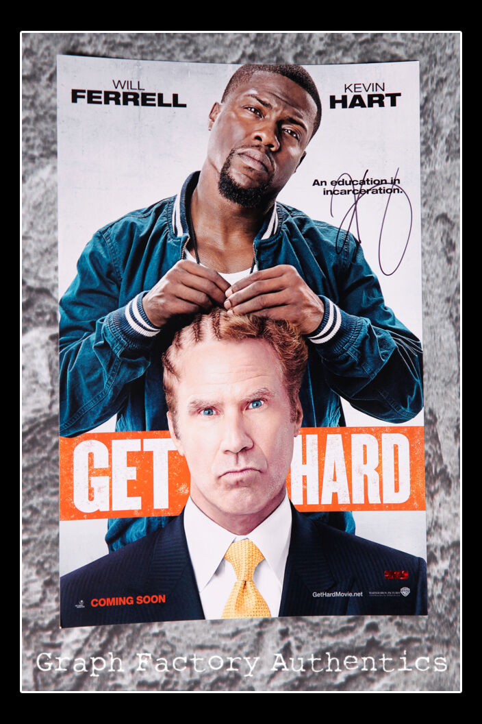 GFA Get Hard Movie Star * KEVIN HART * Signed 12x18 Photo Poster painting K3 PROOF COA