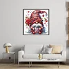 Rose Gnome-11CT Stamped Cross Stitch 45*45cm