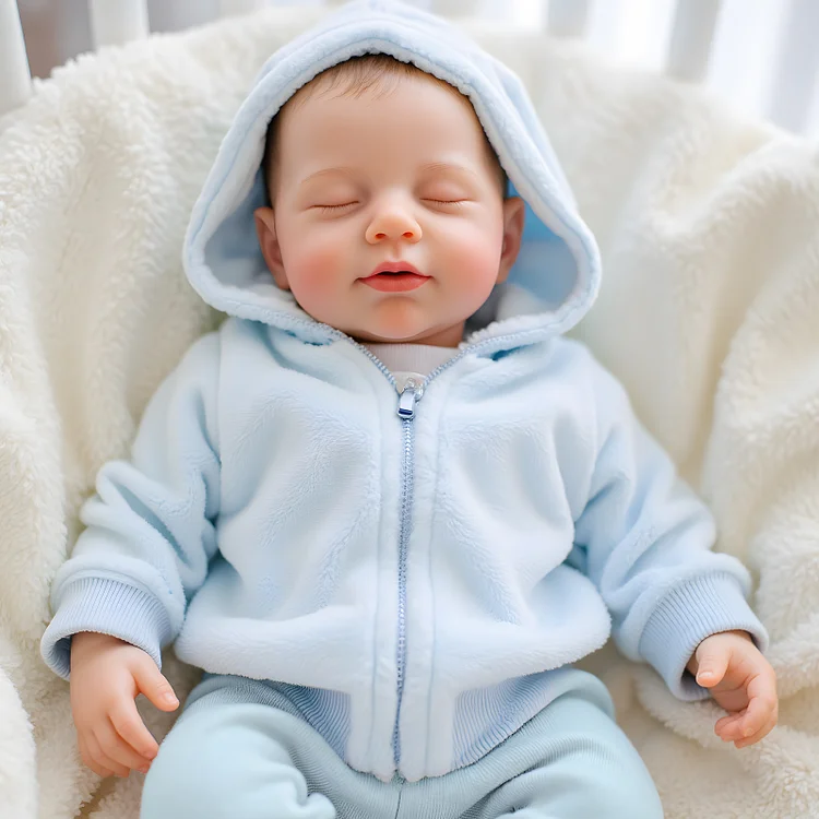 Babeside Sleeping Reborn Baby Liya 20" Little Infant Boy Building Lovely Memories