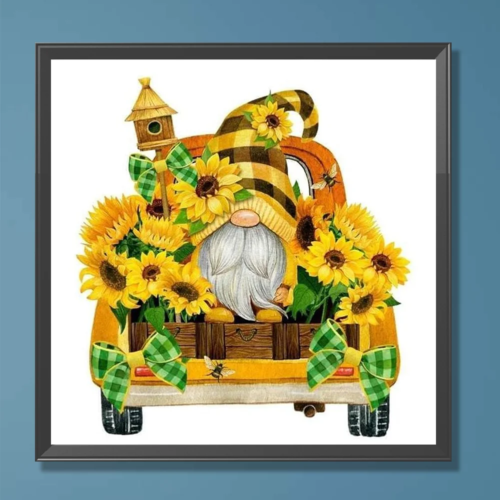 Diamond Painting - Full Round Drill - Sunflower Goblin(Canvas|30*30cm)