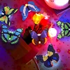 6Pcs Butterfly DIY Diamond Painting Decorative Stickers Set with Light