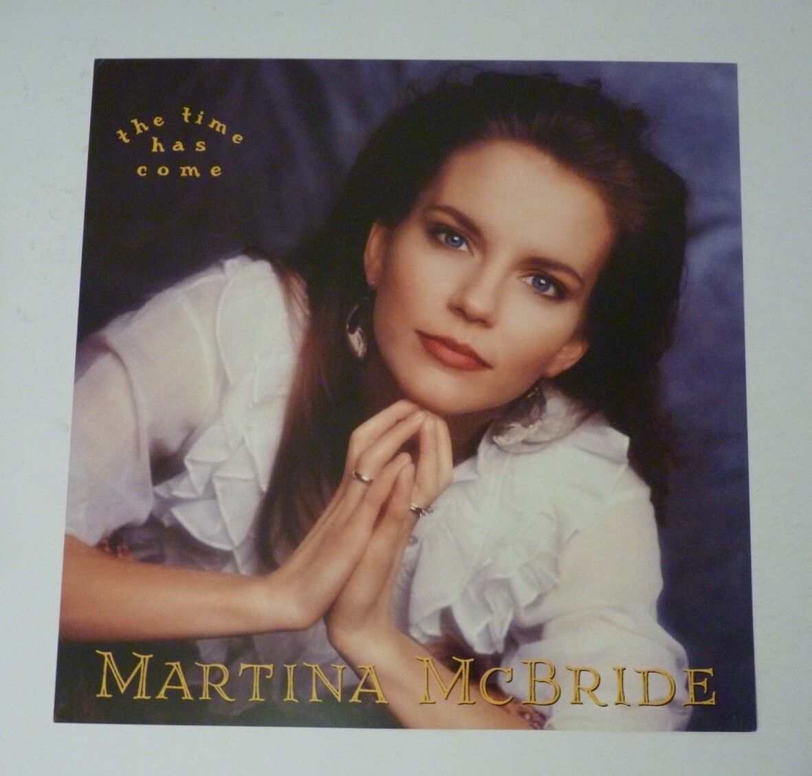 Martina McBride Time Has Come 1992 LP Record Photo Poster painting Flat 12x12 Poster