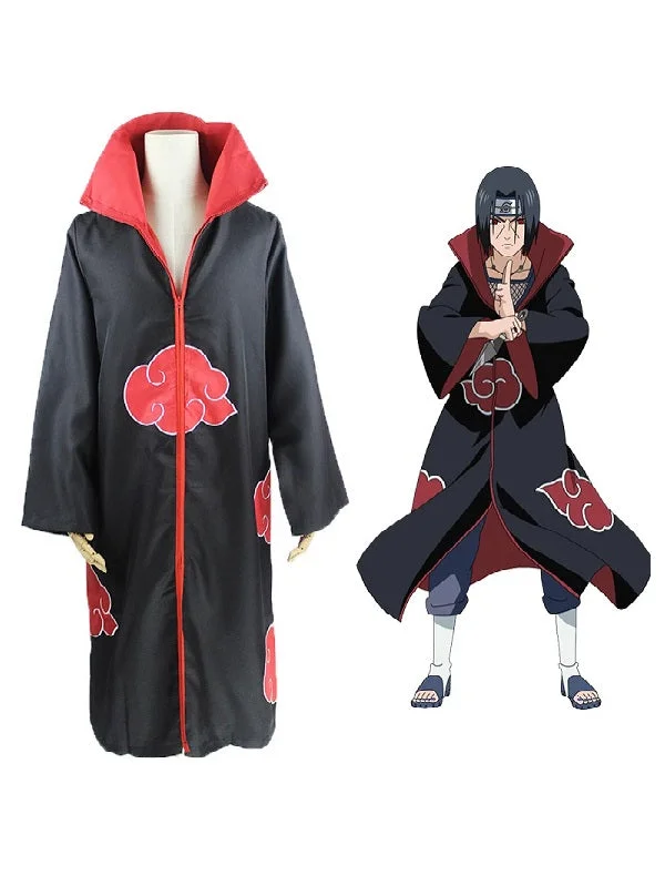 Anime Naruto Cosplay Cloak Halloween Costume-elleschic