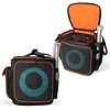 Speaker Bag for JBL Partybox Encore2 Essential Detachable Adjustable Strap Portable Travel Rugged Speaker Cover for Microphones Charger Cable and Accessories