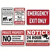 5pcs - Warning - Vintage Metal Signs(12*16Inch)