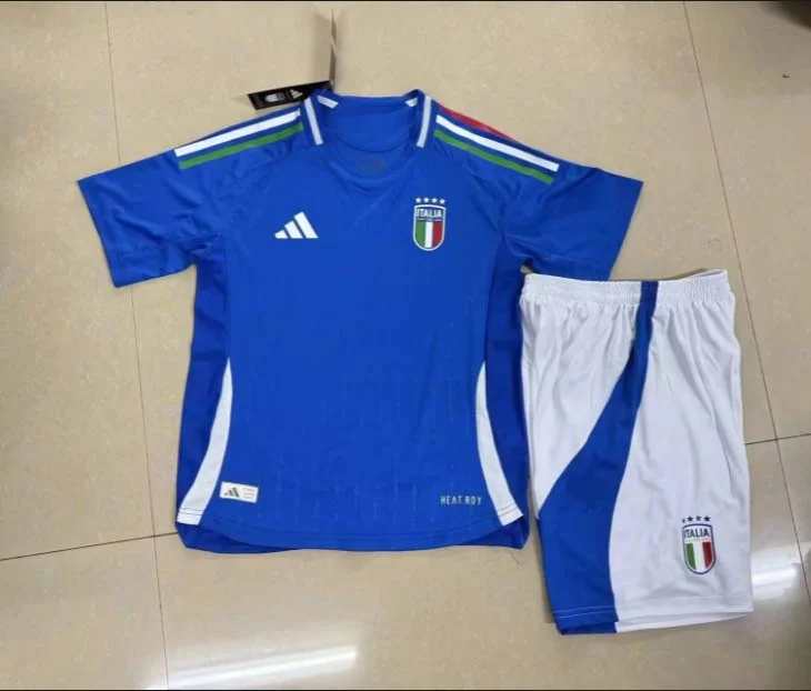 2024 Italy National Team Home Football Shirt 1:1 Thai Quality Kids Size