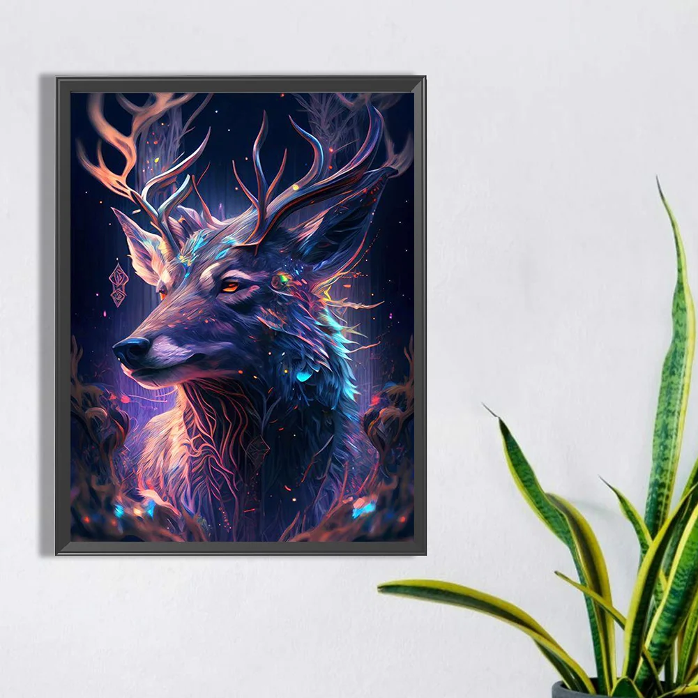 Full Round Diamond Painting 30*40cm - Reindeer