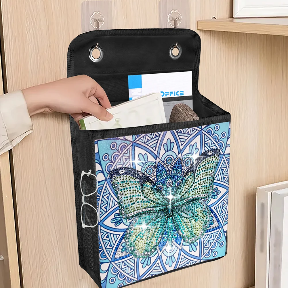 DIY Butterfly Diamond Painting Storage Bag Diamond Art Sundries Holder Bag