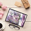 Special Shaped Lavender Flower Diamond Painting Journal Notebook Kit