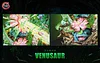 GX Evolution Series Venusaur Family with LED - Pokemon Resin Statue - Fantasy Studios