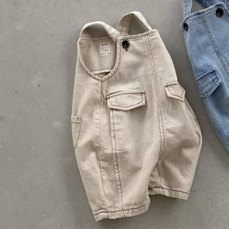 Baby Denim Loose Dungarees