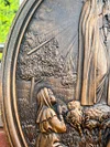 Our Lady of Fatima wood carving decoration