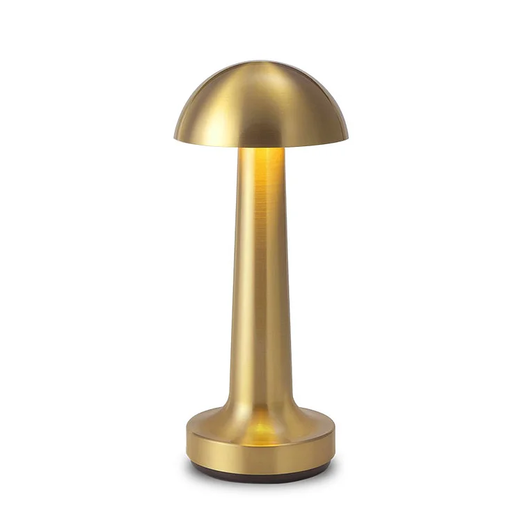 Mushroom Lamp Led Bar Table Lamp Light Luxury Hotel Cafe Outdoor Table Lamp  Bedside Usb Charging Night Light Bronze