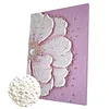 DIY Pearl Painting White Rose for Home Wall Decor with Frame(30x40cm)