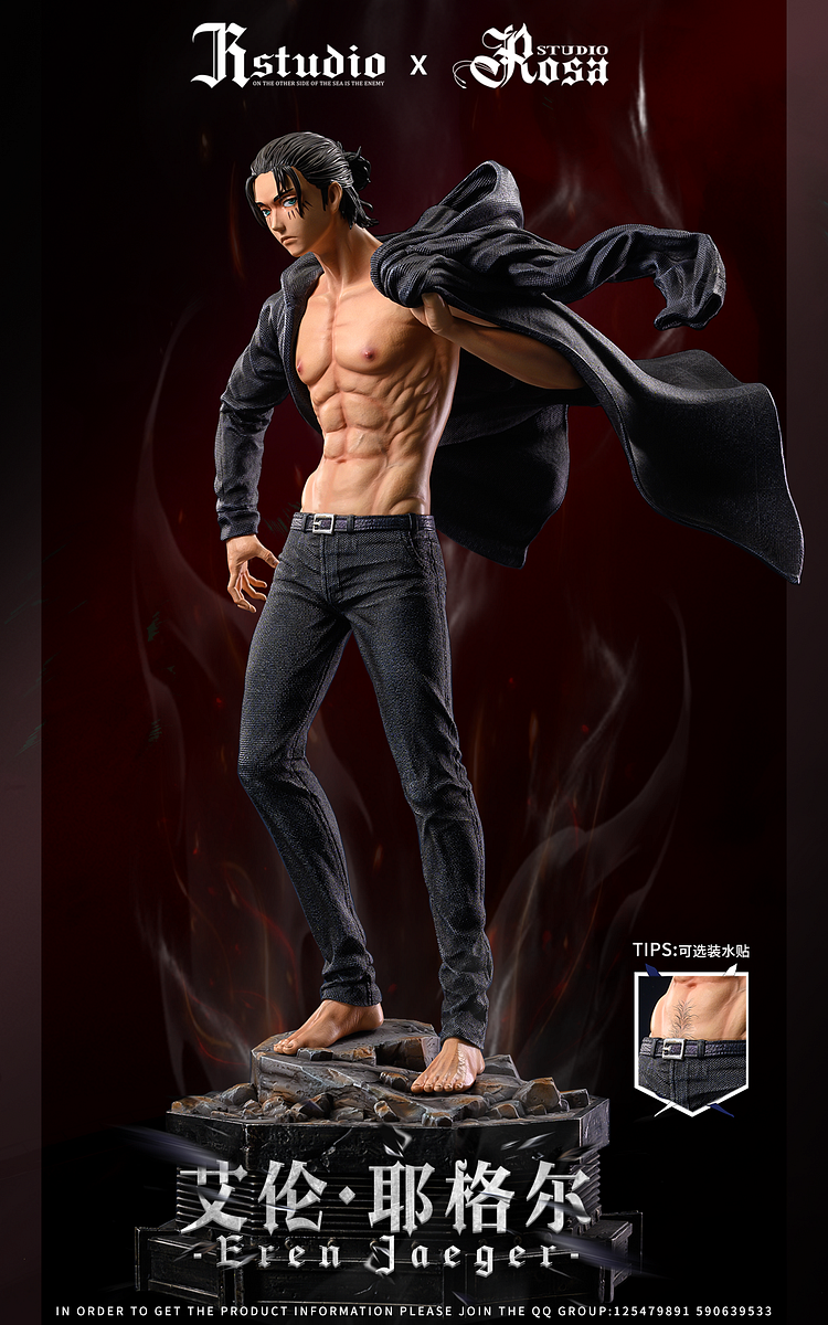 PRE-ORDER JR Studio & Rosa Studio - Attack on Titan - Eren Jaeger 1/4 Scale  Statue(GK)