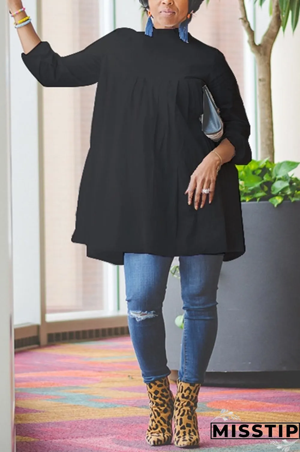 White Sexy Cap Sleeve Long Sleeves neck A-Line Knee-Length Solid Draped Patchwork Club