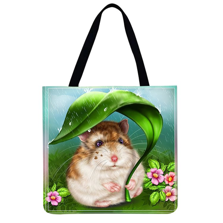 Hamster - Linen Tote Bag