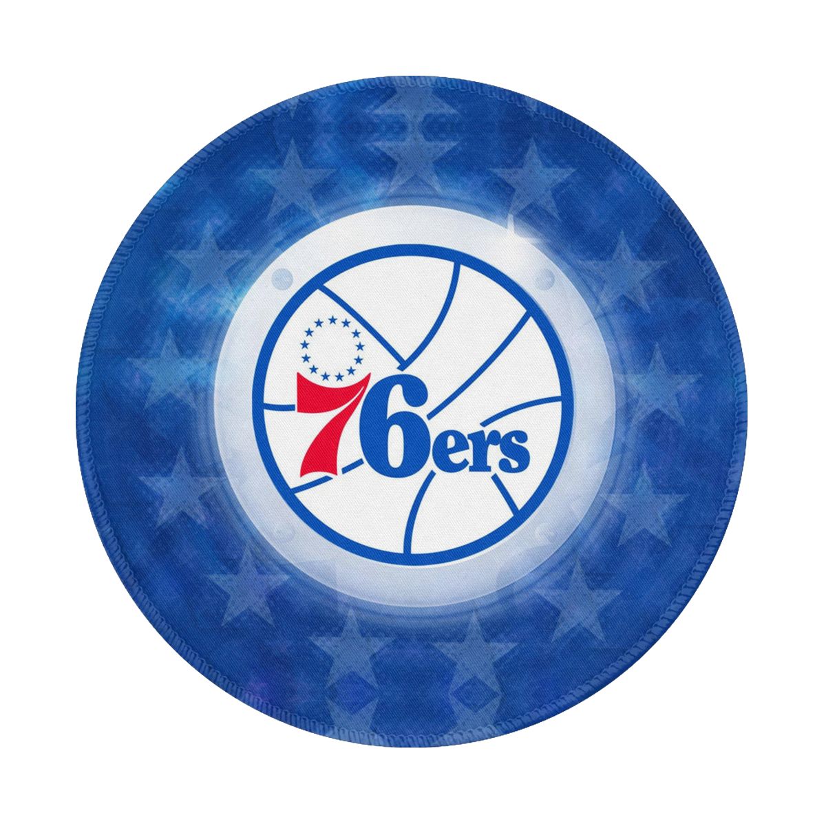 Philadelphia 76ers Creative Logo Non-Slip Rubber Round Mouse Pad