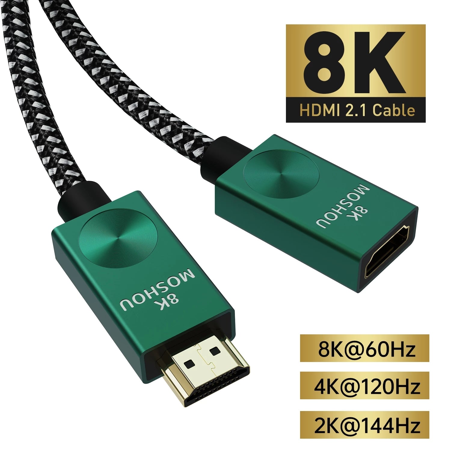 NewLink HDMI v2.1 Ultra High Speed HDR 8K 60Hz 4K 120Hz 48Gbps eARC