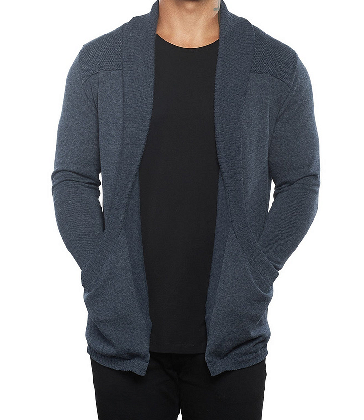 Selected Homme SLHRAI CARDIGAN - Cardigan - oatmeal detail/off