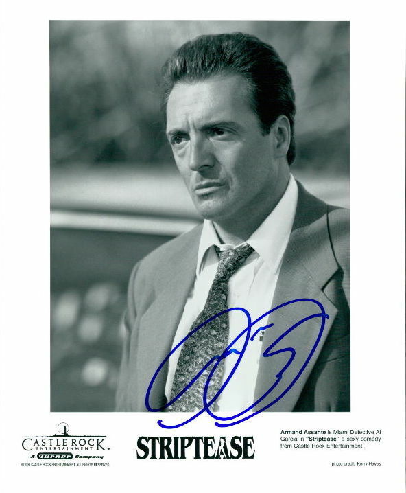 Armand Assante (Striptease) signed 8x10 Photo Poster painting in-person