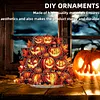 Pumpkin Diamond Dot Painting Ornament DIY Double Sided Acrylic Stand