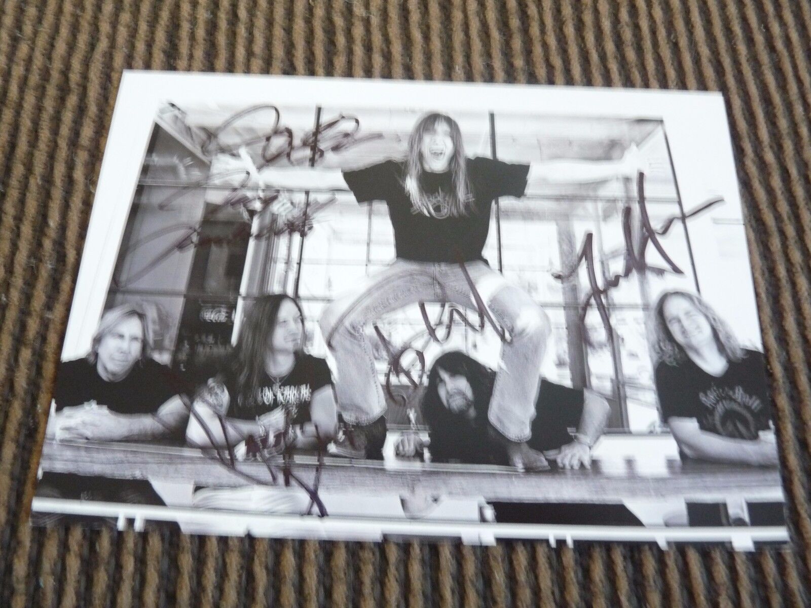 Tesla Band Signed Autographed 5x7 Postcard Photo Poster painting PSA Guaranteed #3 All 5