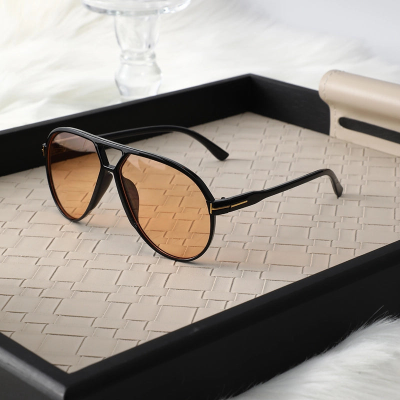 2 Pieces IG Style Solid Color Ac Toad Glasses Full Frame Women’s Sunglasses