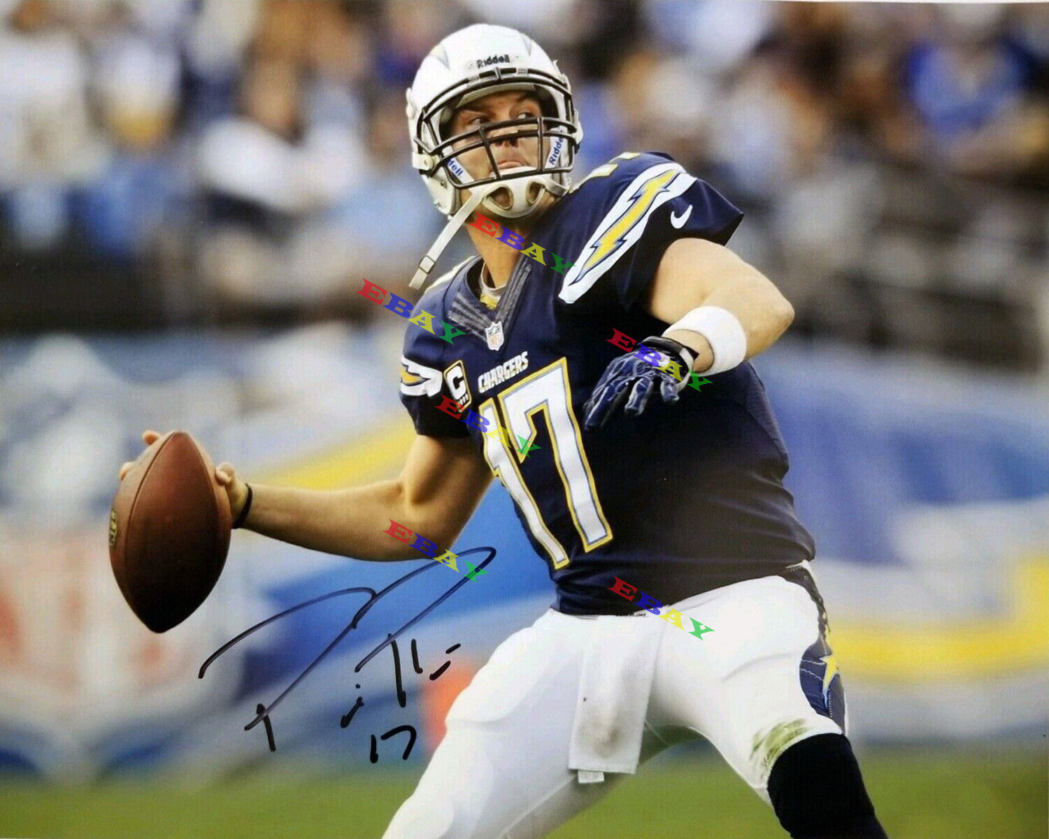 Phillip Rivers Chargers Signed Autographed 8x10 Photo Poster painting Reprint